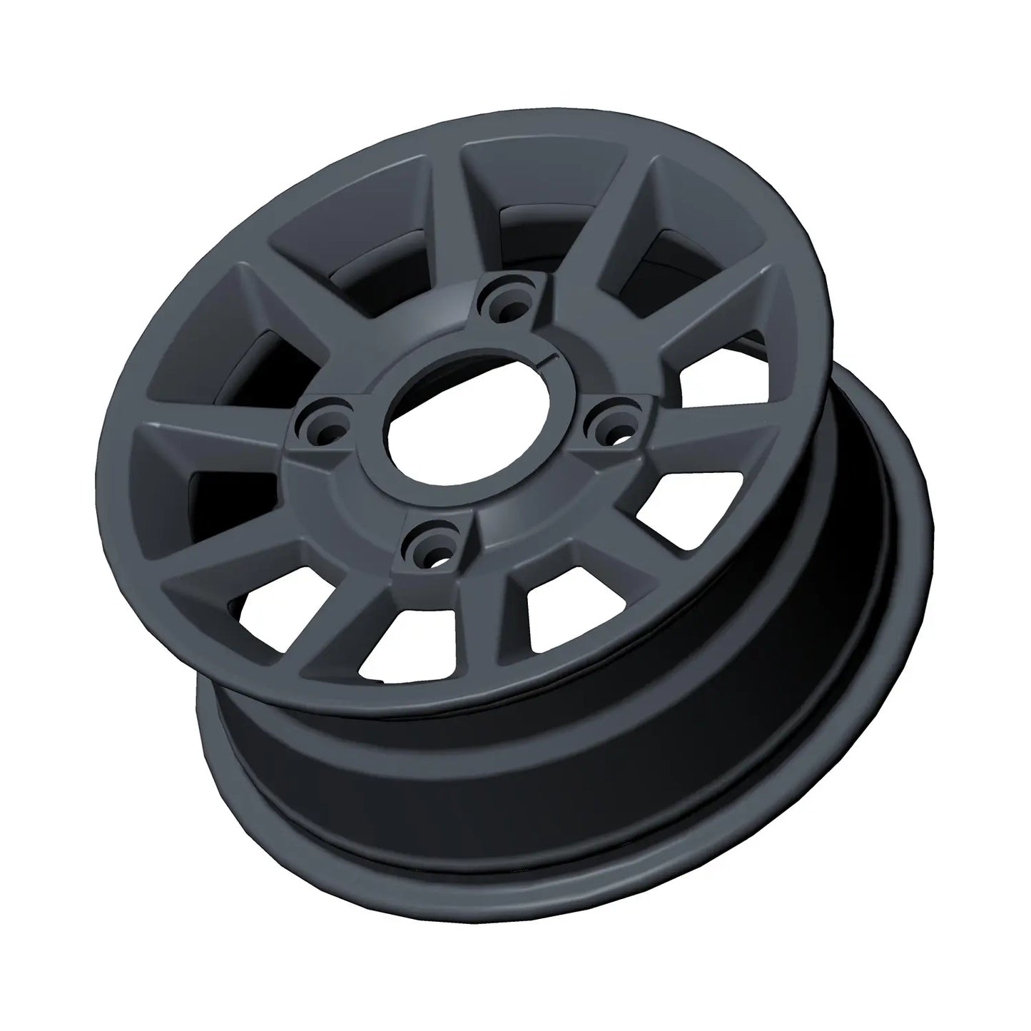 Front Rim 14 in. X 6 in. Wide, Flash Black, Part 1522842-655