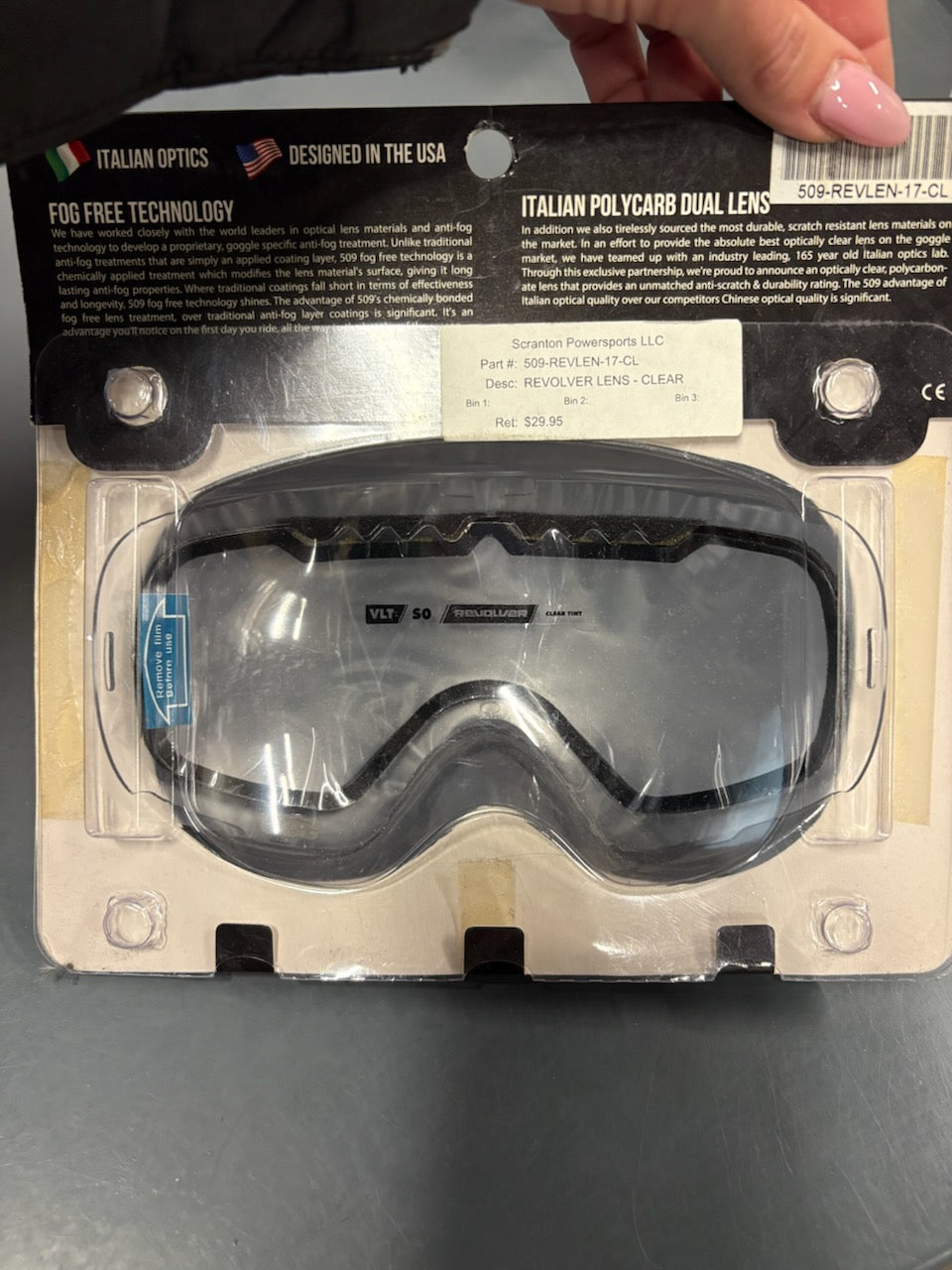 509-REVLEN-17-CL Revolver Lens-Clear