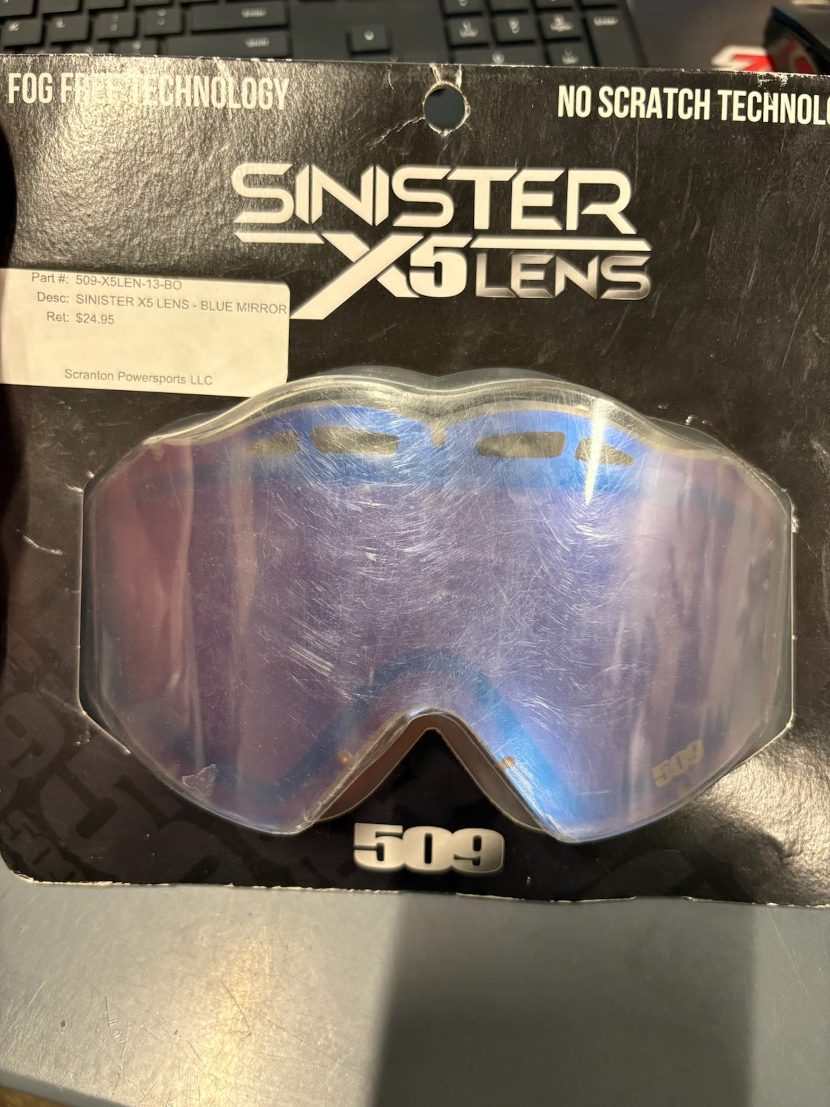 509 SINISTER X5 LENS-BLUE MIRROR