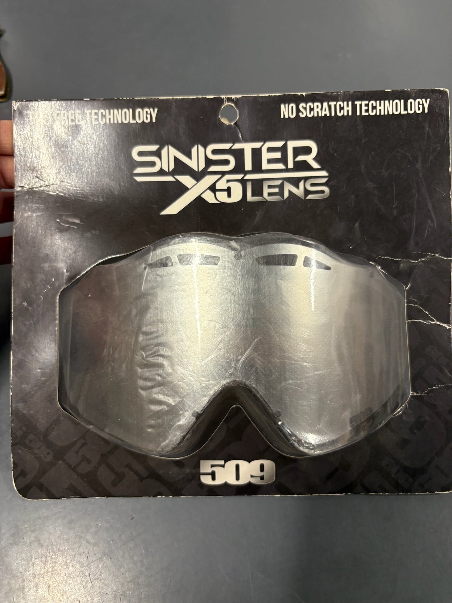 509-SINISTER X5 LENS-CHROME MIRROR/CLEAR
