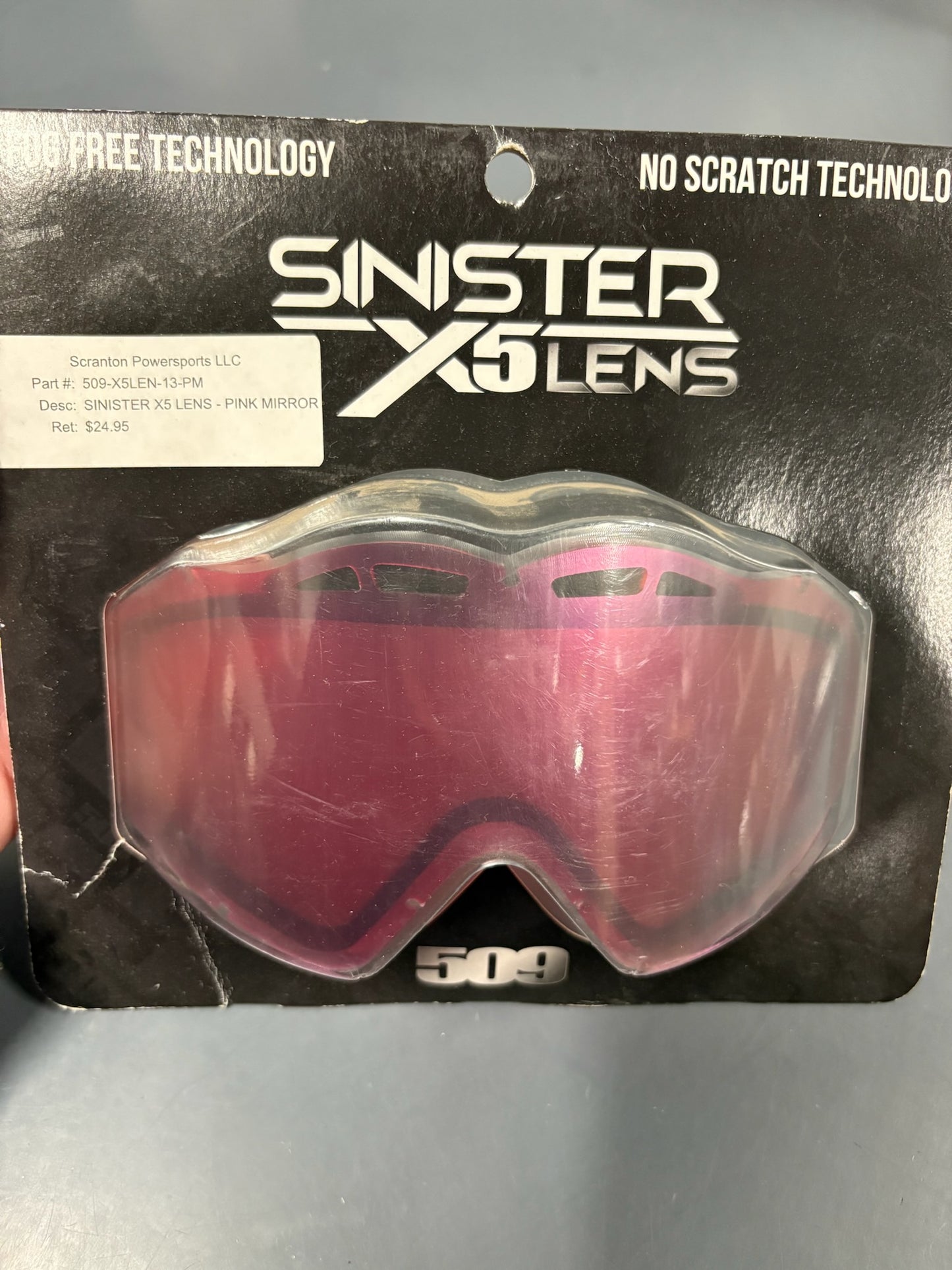 509-SINISTER X5 LENS-PINK MIRROR