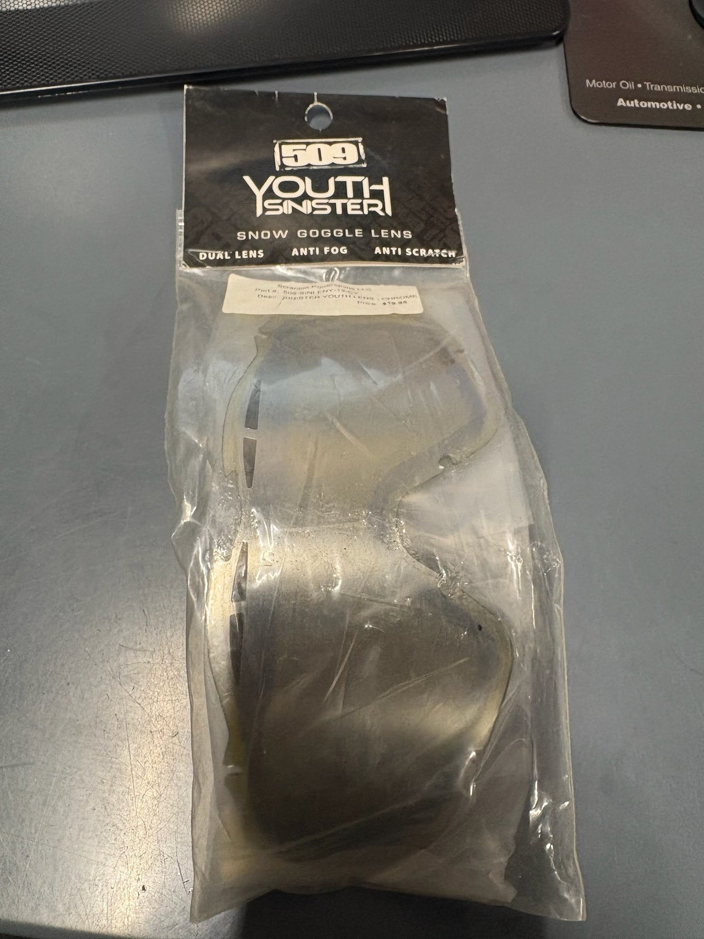 509-SINISTER YOUTH LENS-CHROME MIRROR/YELLOW TINT