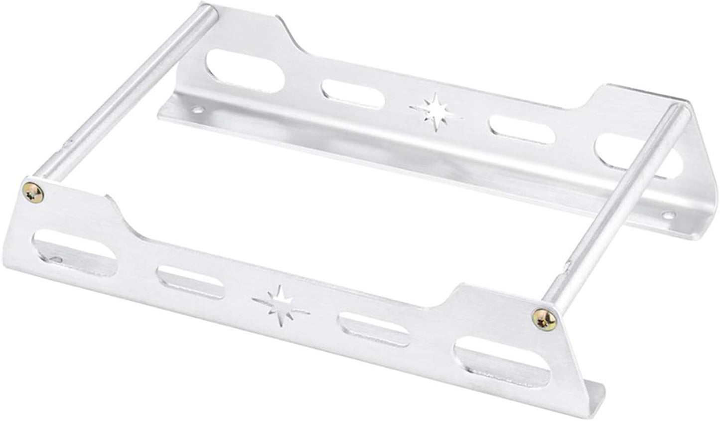 Polaris Snowmobile Fuel Can Rack - Silver Aluminum Gasoline Fuel Can Rack 2876765