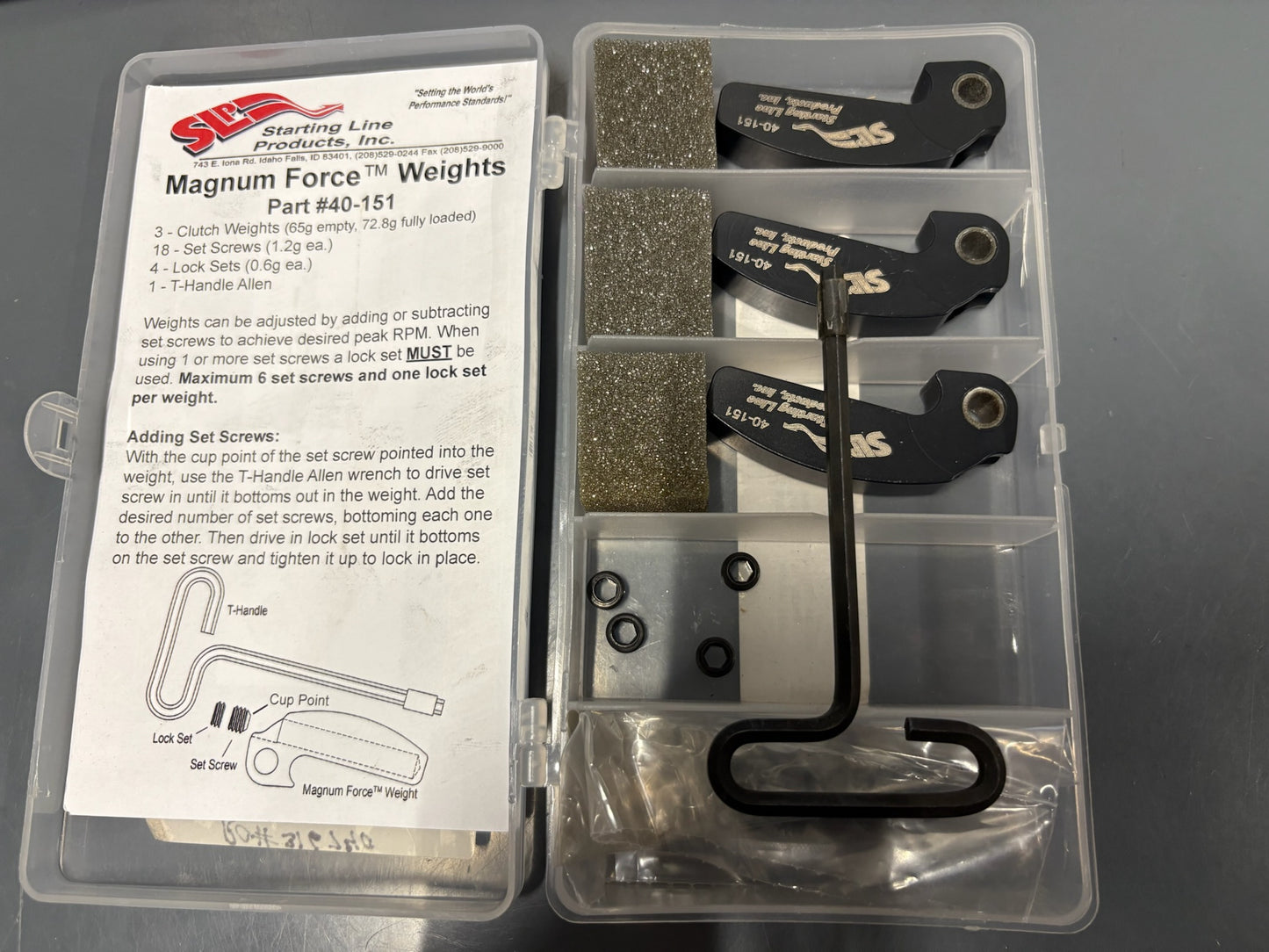 SLP MAGNUM FORCE WEIGHTS 40-151