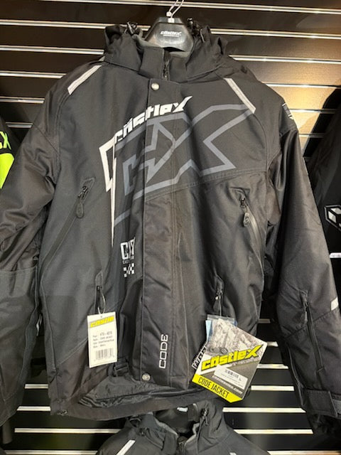 Castle X Mens Code Jacket Black/Charcoal/Silver