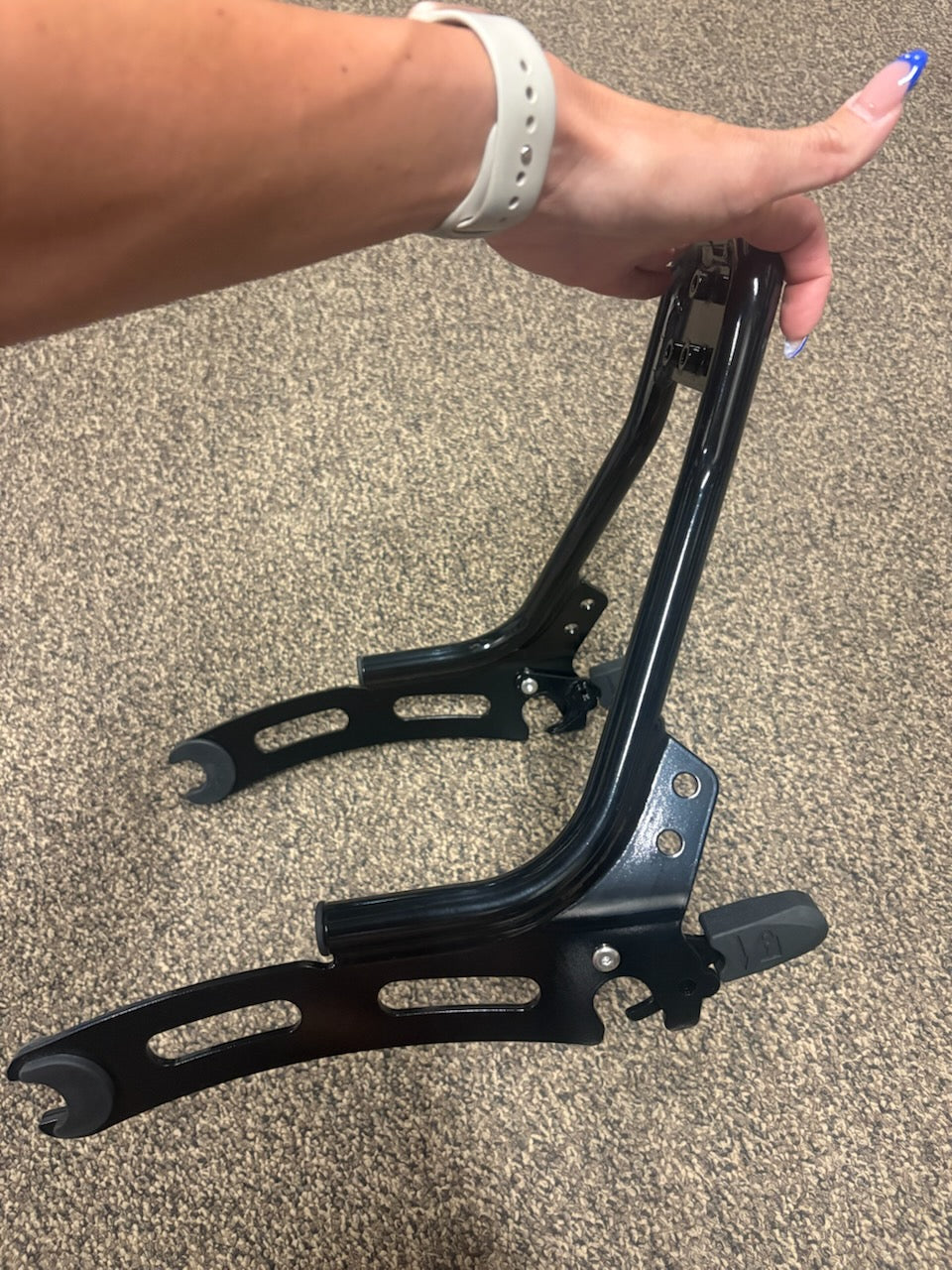 Indian Syndicate Low Profile Passenger Backrest 2890256-266